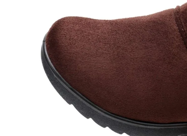 Winter Minimalist Cozy Ankle Boots - Warm Plush Lining with Elegant Button Detail - Image 39