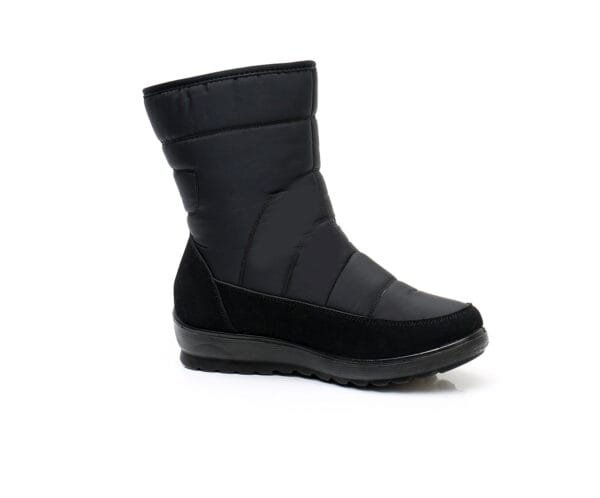 Burgundy Waterproof Winter Boots - Tall Design with Plush Lining and Secure Closure - Image 16