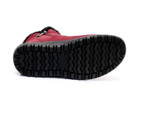 Black Waterproof Winter Boots - Plush Lining with Elegant Side Zipper - Image 16