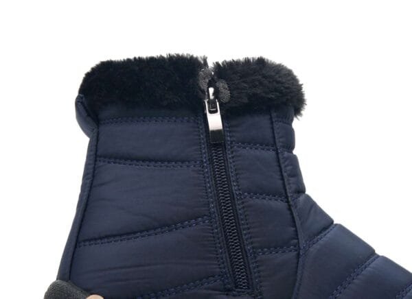 Waterproof Red Winter Ankle Boots - Cozy Plush Lining with Lightweight Design - Image 44