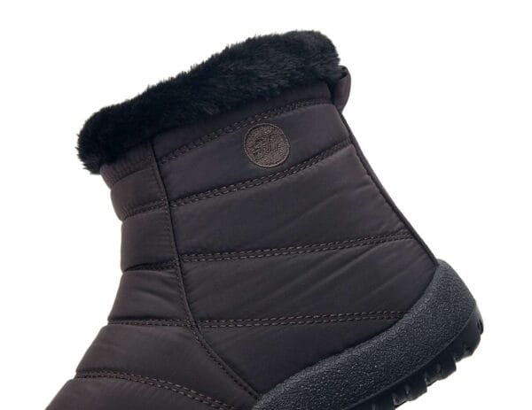 Waterproof Red Winter Ankle Boots - Cozy Plush Lining with Lightweight Design - Image 46